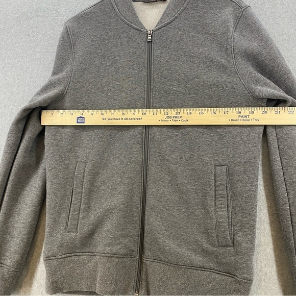 Michael Kors Men's Full Zip Up Sweatshirt Grey Size Medium Very Good Condition - Picture 4 of 11